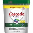 thumbnail image 1 of Cascade Platinum ActionPacs Dishwasher Detergent Tablet, 51.2 Ounce, 92 Count, 1 of 2