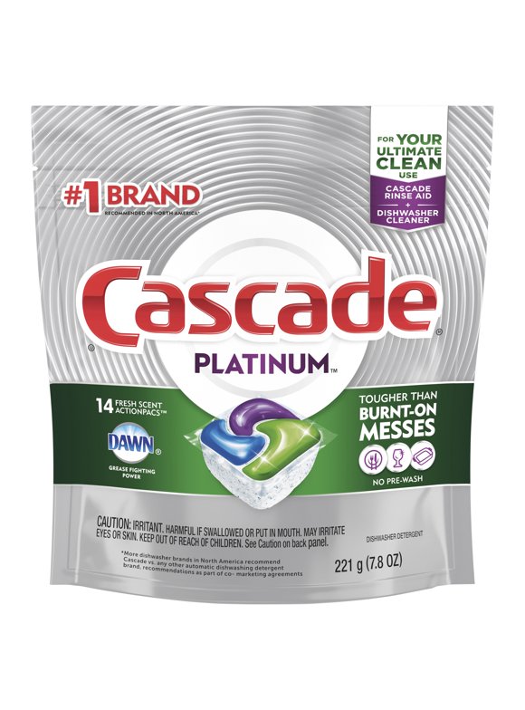Cascade Dishwasher Detergents in Cascade