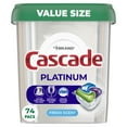 thumbnail image 1 of Cascade Auto Dishwashing Pouch with Liquid & Powder Fresh Scent, 1 of 9