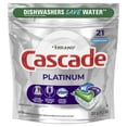 thumbnail image 1 of Cascade Platinum Dishwasher Pods, Action Pacs Dishwasher Detergent Tabs, Fresh, 21 Count, 1 of 13