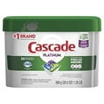 thumbnail image 1 of Cascade Platinum Dishwasher Pods, ActionPacs Dishwasher Detergent, Fresh Scent, 36 count, 1 of 6