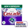 thumbnail image 1 of Cascade Platinum Plus Dishwasher Pods, Dishwasher Detergent, Dish Detergent Soap, Lemon, 9 Count, 1 of 11