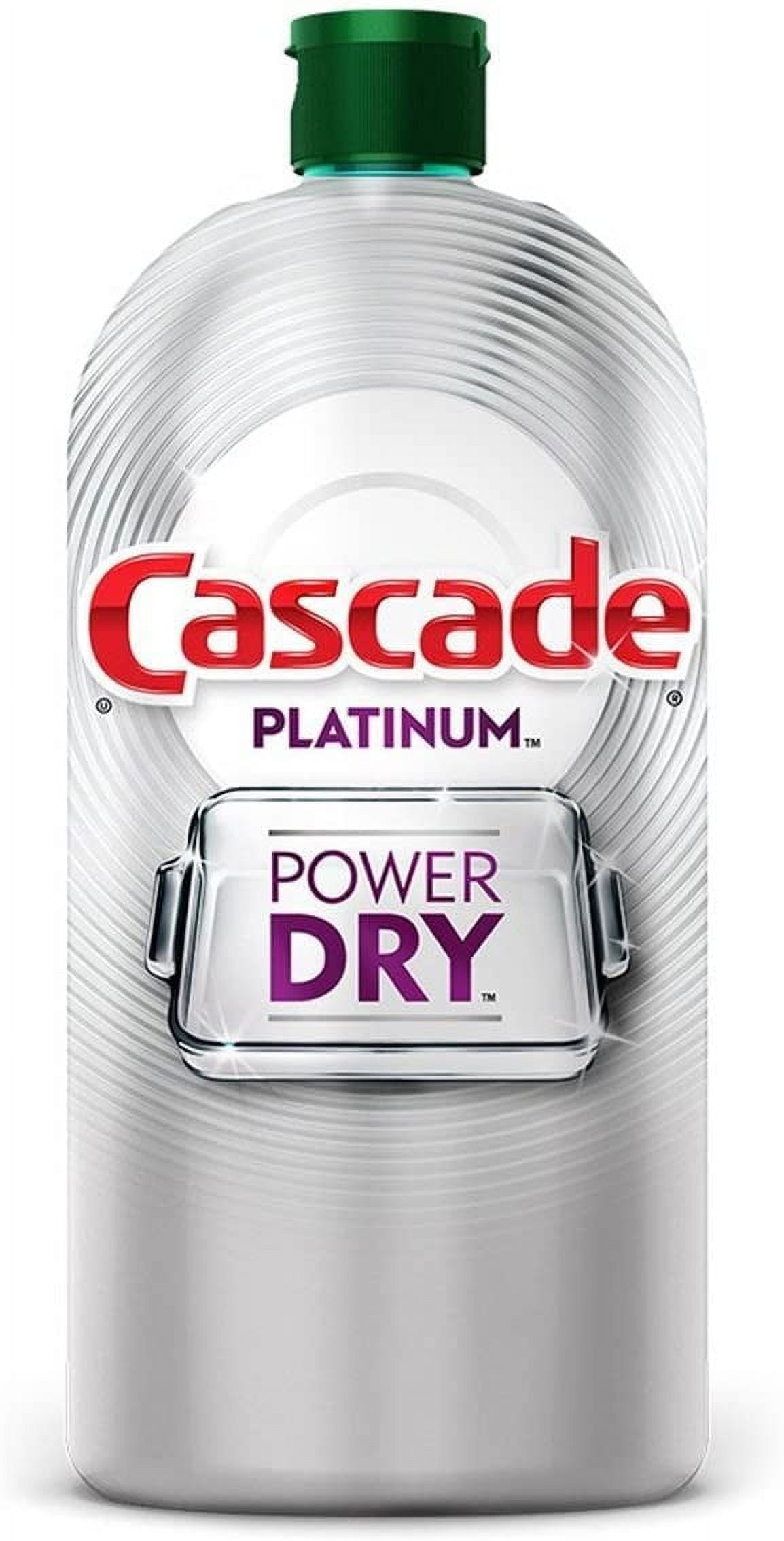 Cascade Platinum Rinse Aid 16 Oz (155 Loads)