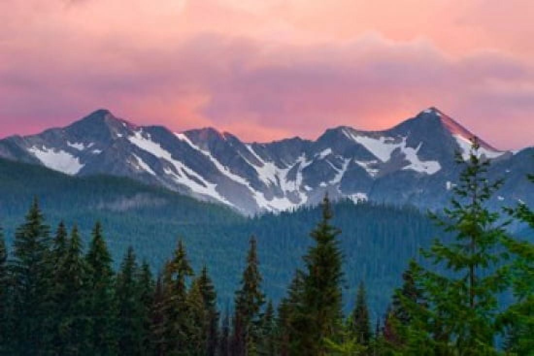 Cascade Range Manning Park British Columbia Canvas Art - Paul Colangelo DanitaDelimont (26 x 18)