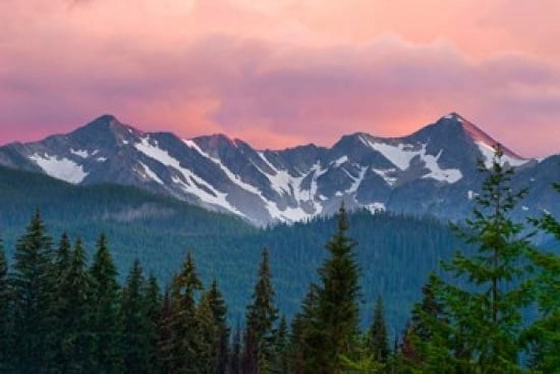 Cascade Range Manning Park British Columbia Canvas Art - Paul Colangelo DanitaDelimont (36 x 24)