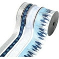 thumbnail image 1 of Cascade Ribbon Combo 4/Pkg-Blue, Gray & Silver Metallic W/Trees, 1 of 1
