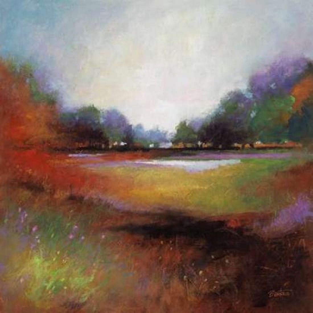 Cascade Valley 1 Canvas Art - Bruce Langton (24 x 24)