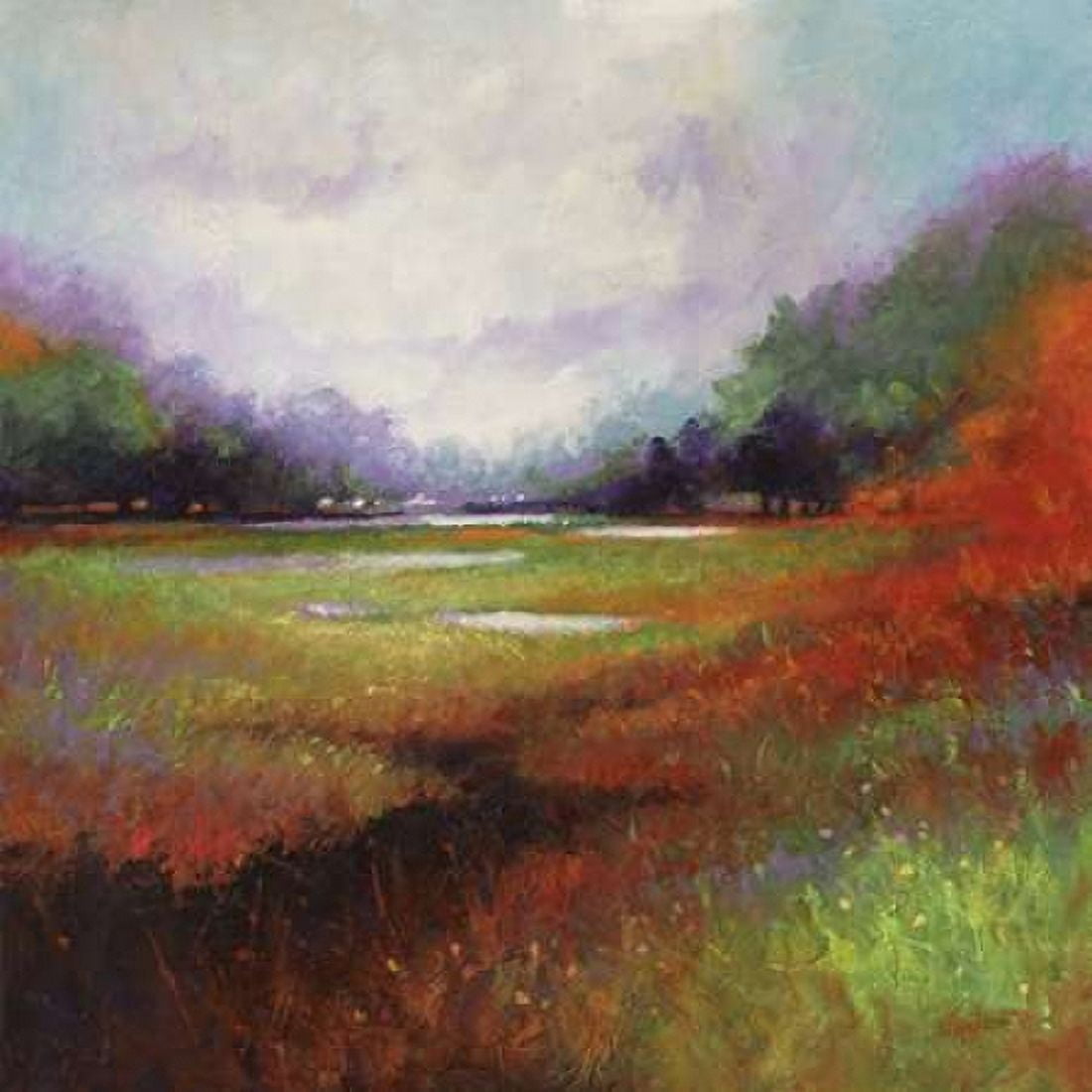 Cascade Valley 2 Canvas Art - Bruce Langton (24 x 24)