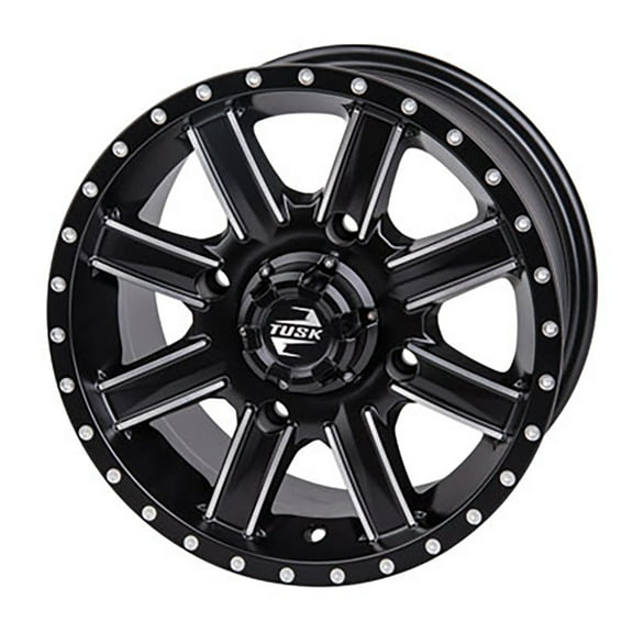 Cascade Wheel 12x7 4.0 + 3.0 Machined/Black 4/156 Compatible With Polaris RANGER RZR 900 TRAIL Fox Edition 2020