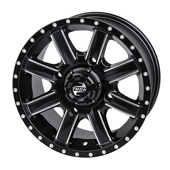 Cascade Wheel 14x7 5.0 + 2.0 Machined/Black 4/156 Compatible With Yamaha Wolverine RMAX 4 1000 LE 2021