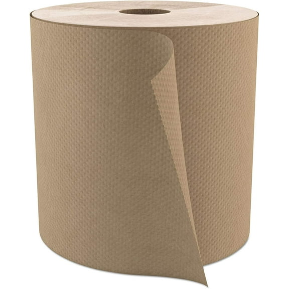 Cascades PRO H085 Select Roll Paper Towels, 1-Ply, 7.9-Inch x 800 ft, Natural, 6/Carton