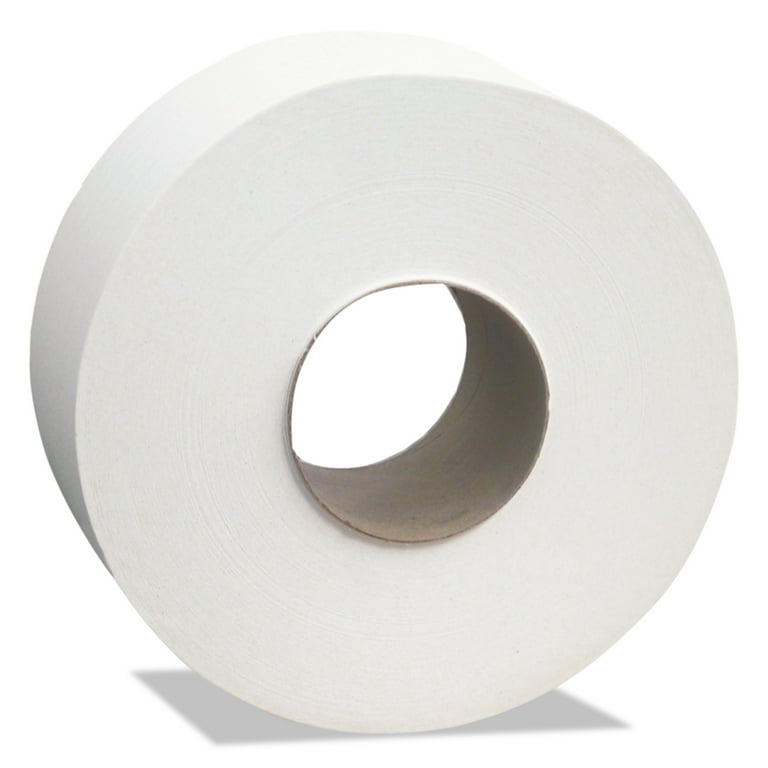 1-Ply Jumbo Toilet Paper, Septic Safe, White, 3.5 1-Ply Jumbo Toilet Paper, Septic Safe, White, 3.5