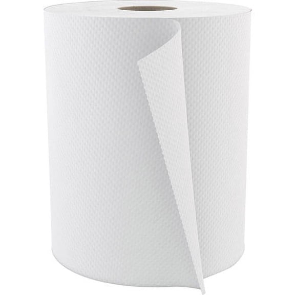 Cascades PRO Select Roll Paper Towel - 1 Ply - 7.80" x 600 ft - White - Paper - Absorbent - For Hand, Education, Industry, Food Service - 12 / Carton | Bundle of 2 Cartons