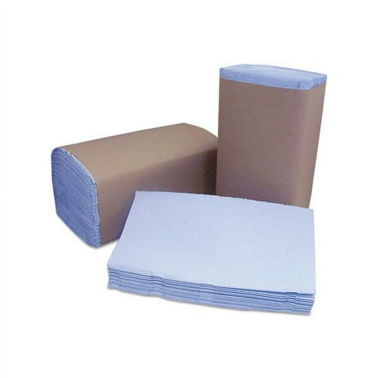 Tuff-Job Windshield Towels, 2-Ply, 9.25 x 10.25, Blue, 168/Pack, 12 Packs/Carton Tuff-Job Windshield Towels, 2-Ply, 9.25 x 10.25, Blue, 168/Pack, 12 Packs/Carton