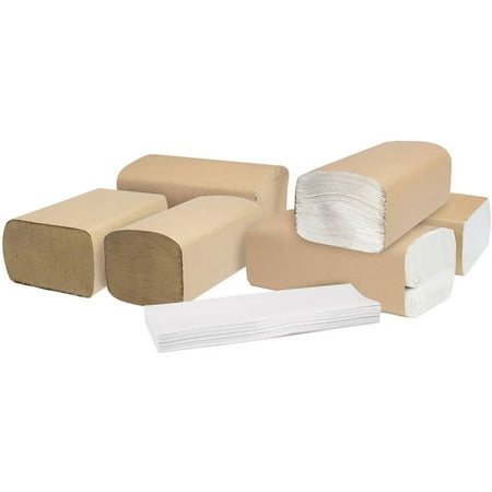 Cascades Tissue Group 1764 Decor Folded Towel, C-fold, White, 10 1/4 X 13, 150/pack, 2400/carton