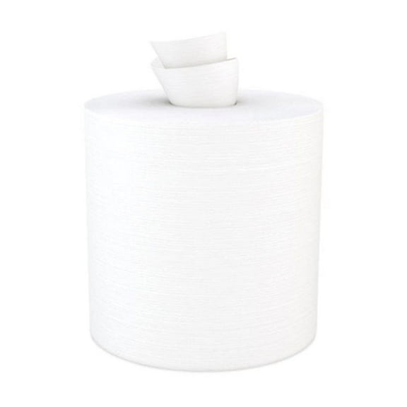 Cascades Tuff-Job Spunlace Towels, Centerpull Roll, 8 x 13, White, 369 Sheets/Roll, 6/Carton