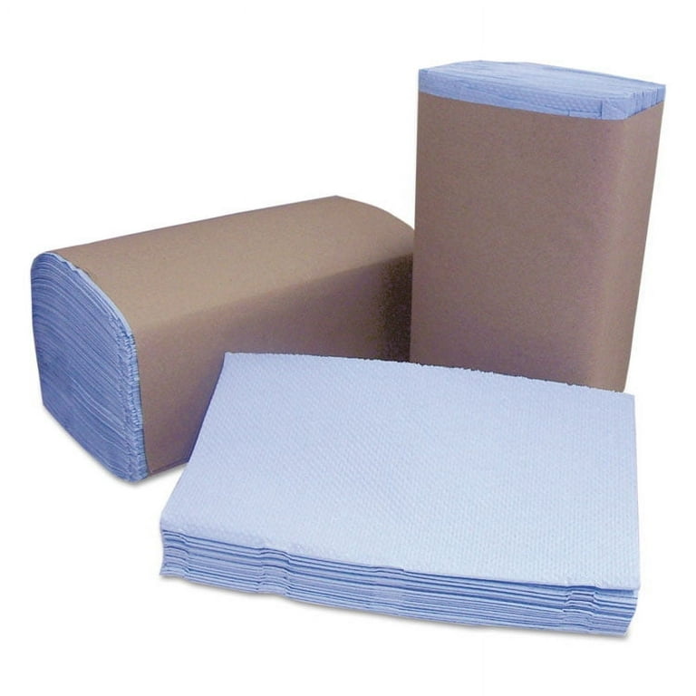 Tuff-Job Windshield Towels, 2-Ply, 9.25 x 10.25, Blue, 168/Pack, 12 Packs/Carton Tuff-Job Windshield Towels, 2-Ply, 9.25 x 10.25, Blue, 168/Pack, 12 Packs/Carton