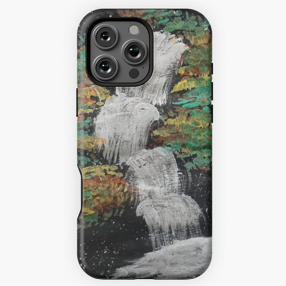 Cascades in the Night Art Phone Case for iPhone 16 15 14 13 12 11 Pro Max M890786