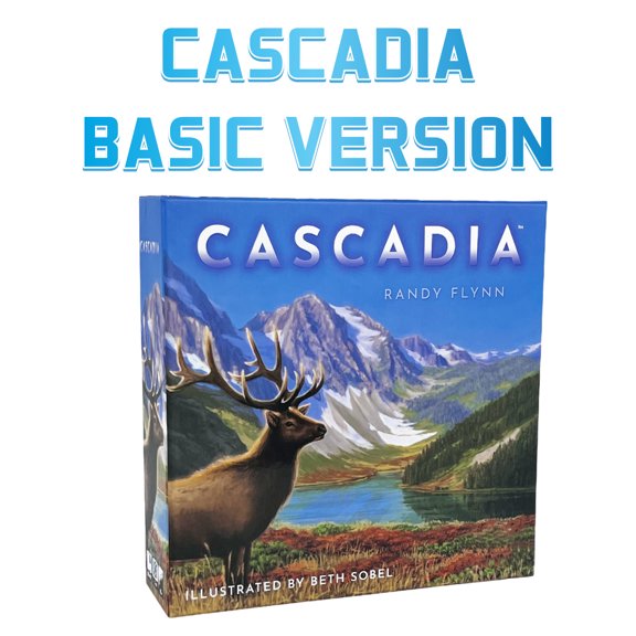 Cascadia Big Box Edition: Base Game 、Landmarks Expansion. SDJ 2022 Winner, Perfect Family Gift Game.