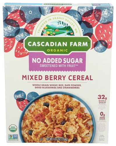 Cascadian Farm Cereal Natural & Organic Mixed Berry 12.5 oz (Pack of 10)