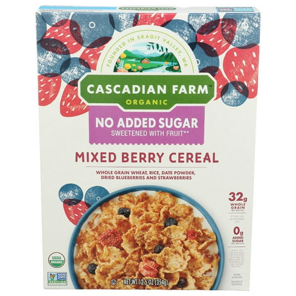 Cascadian Farm Cereal Natural & Organic Mixed Berry 12.5 oz (Pack of 10)