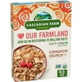 thumbnail image 1 of Cascadian Farm Organic Cinnamon Crunch Cereal, Whole Grain Cereal, 9.2 oz, 1 of 9