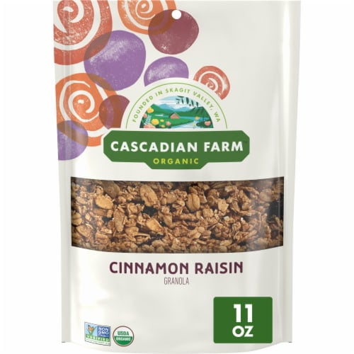 2X-Cascadian Farm Organic Cinnamon Raisin Granola - 11 oz