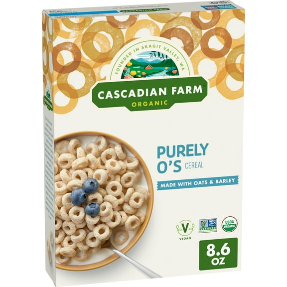 Cascadian Farm Organic Purely O,S Cereal, 8.6 Ounces