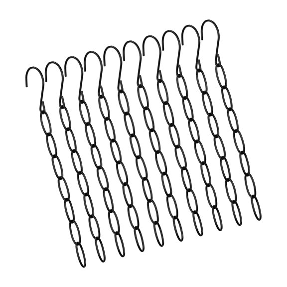 Cascading Hanger Chain, Metal Vertical Closet Storage Link for Foldable Wardrobe Sorting and Laundry Use