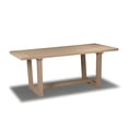 thumbnail image 1 of Grain Wood Furniture Cascais 72" Rectangular Table with Industrial Base in Blonde Oak Top and Base, 1 of 3