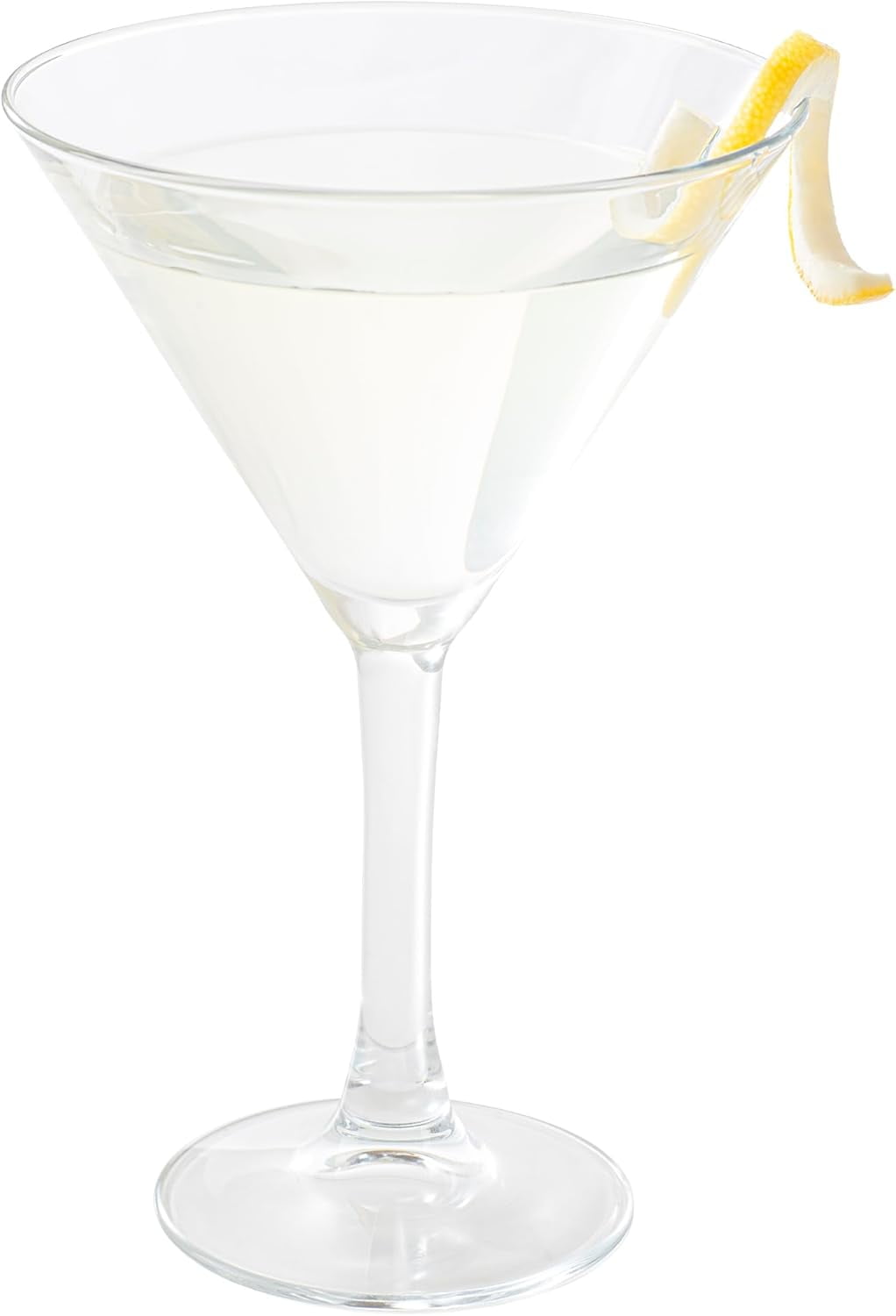 Cascata 9 Ounce Stemmed Martini Glasses Set Of 6 Tempered Martini