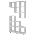 thumbnail image 1 of Cascavel Stair Cubby with 6 Cube Shelves in White. Set of 2, 1 of 7