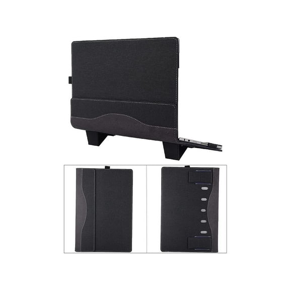 Case for 15.6 inch Samsung Galaxy Book Flex 15.6 inch NP950QCG / Samsung Galaxy ion 15 NP950QCA,Detachable 2 in 1 PU Leather Laptop Sleeve Folio Cover with Stand