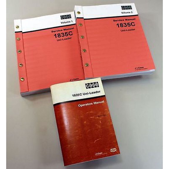 Case 1835C Uni-Loader Skid Steer Owners Operators Service Repair Shop Manuals
