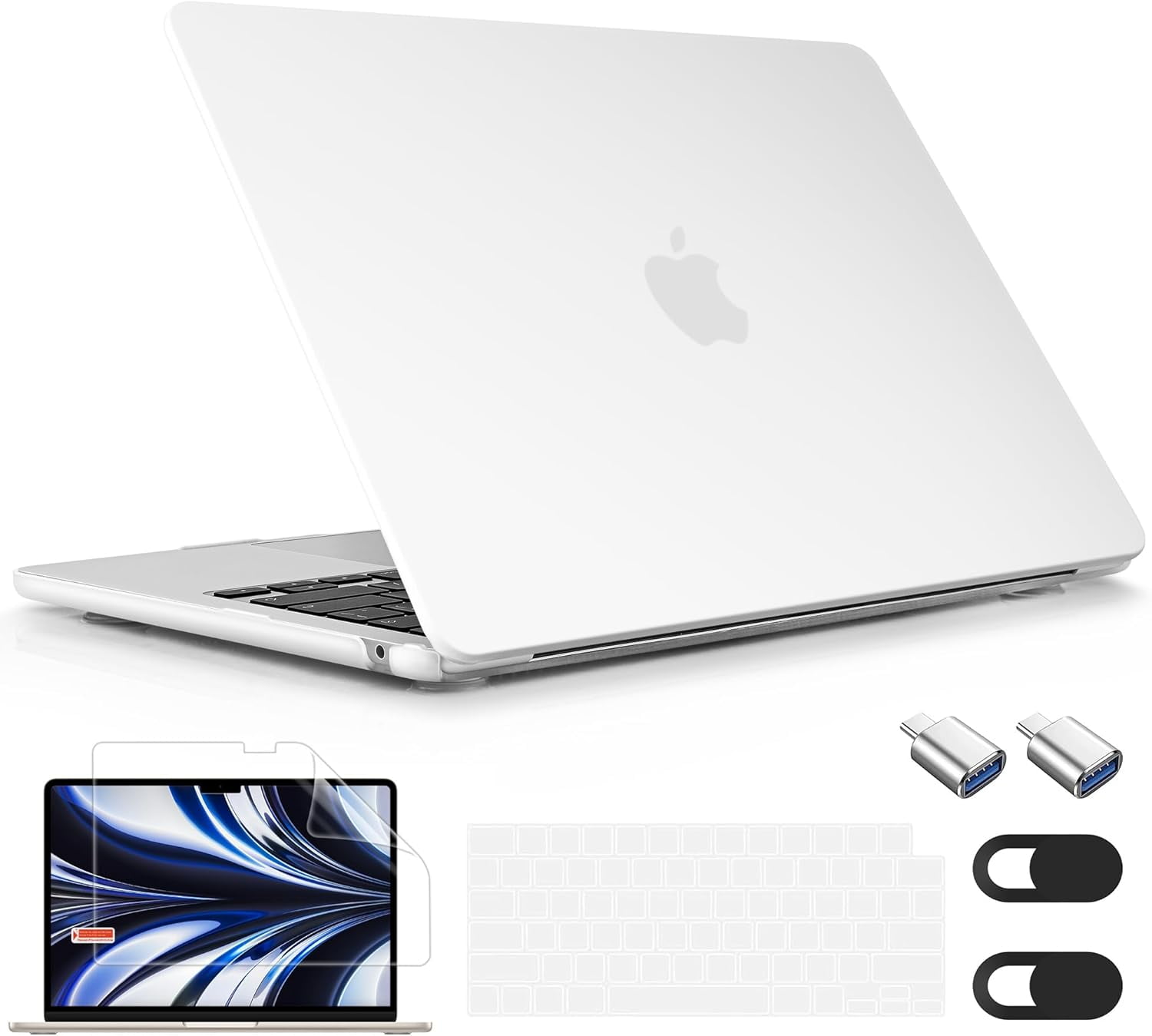 Case for 2024 M3 MacBook Air 13.6 Inch A3113, Plastic Hard Shell Cases