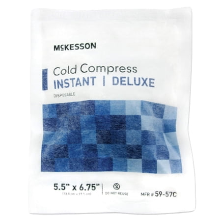 Instant Disposable Cold Packs, Soft Cloth First Aid Compress, 24 Count, 6.8 x 9 in