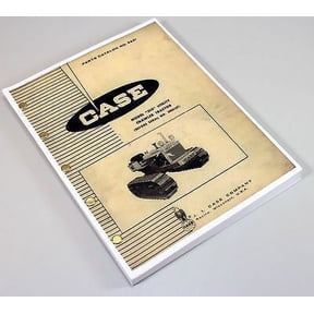 Case 310 Utility Crawler Tractor Parts Manual Catalog Skid Steer Assembly