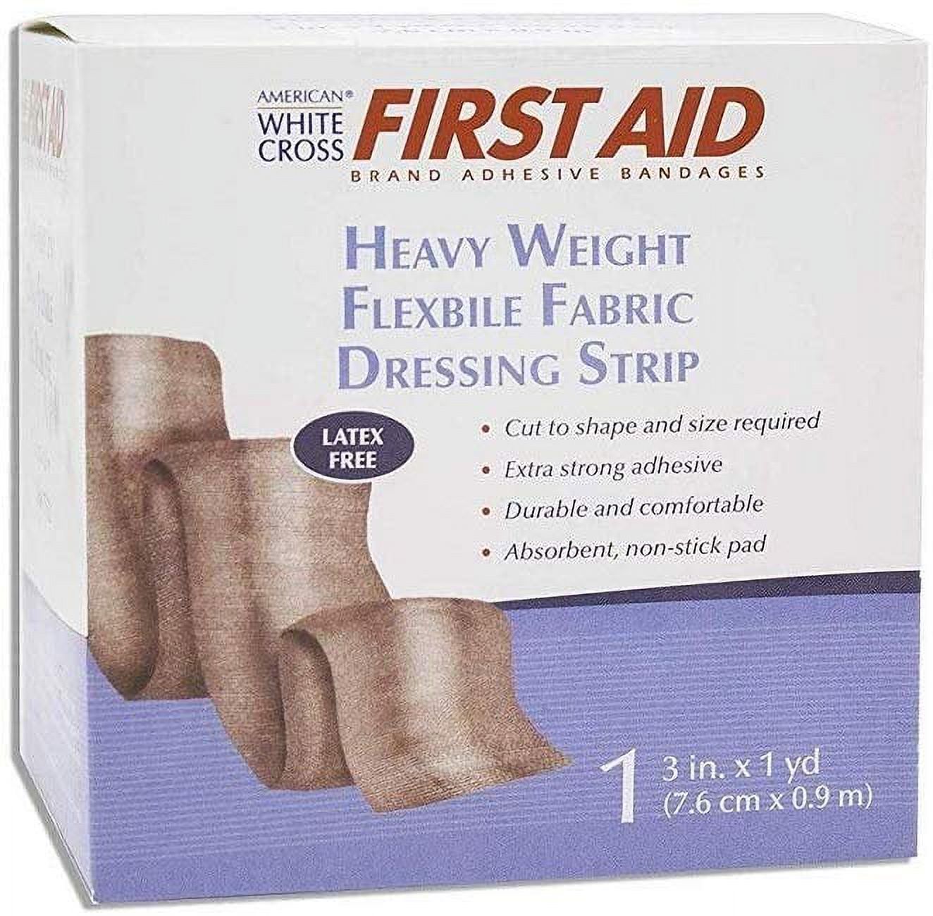 Case of 5000 Adhesive Strips Singles 7/8" x 3" Adhesive Bandages for