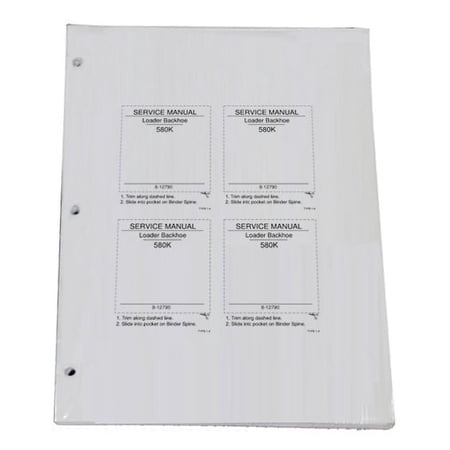 Case 580K Phase 3 Loader Backhoe Workshop Repair Service Manual - Part Number # 8-12790