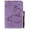 thumbnail image 1 of Case for 6 Inch Kindle Paperwhite 10th 7th 6th 5th Generation,Slim Fit Folio Flip PU Leather Butterfly Embossed Smart Stand Cover Auto Wake/Sleep Shockproof Protection TPU Back Cover, Purple, 1 of 1