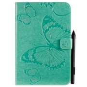 Case for 6 Inch Kindle Paperwhite 10th 7th 6th 5th Generation,Slim Fit Folio Flip PU Leather Butterfly Embossed Smart Stand Cover Auto Wake/Sleep Shockproof Pro