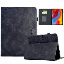 Case for 6" Kindle 2024 and 2022 (11th Generation), PU Leather Kickstand Shockproof Flip Case with Card Slots & Pencil Slot & Magnetic Clasp Auto Sleep / Wake Function Cover, Black