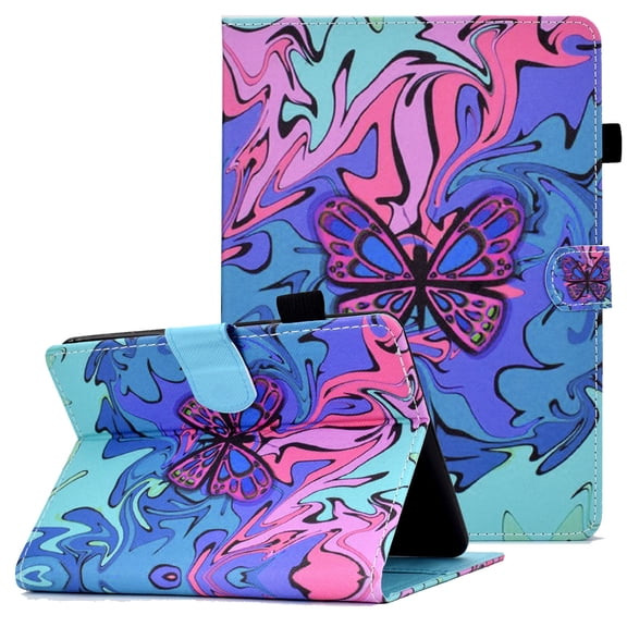 Case for 6" Kindle Paperwhite Cover (10th Gen, 2018)[Not for 11th Gen 2021], Allytech Smart Book Stand Pen Slot Case for Amazon Paperwhite E-Reader 2018/All Generations Prior to 2018, Pink Butterfly