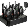 thumbnail image 1 of Case of 6,Retevis H-777 Walkie Talkies for Adults Long Range, Rechargeable Two-Way Radios,with 6-Way Multi Unit Charger,Flashlight Handheld Business 2 Way Radios, 1 of 14