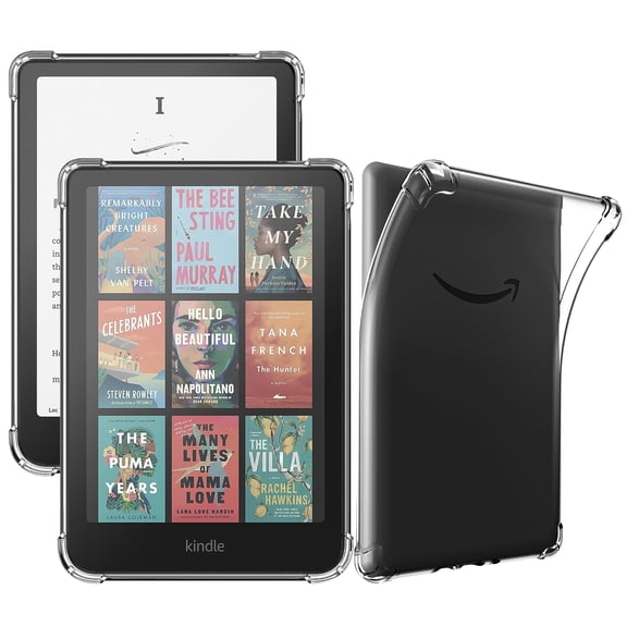 Case for 7" Kindle Paperwhite 12th Generation 2024 and Kindle Colorsoft Signature Edition, Lightweight Anti-Scratch Shockproof Soft TPU Back Clear Cover