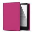thumbnail image 1 of Case for 7" Kindle Paperwhite 12th Generation 2024 / Kindle Colorsoft Signature Edition - PU Leather Protective Folio Cover Case for Kindle Paperwhite Kids with Auto Sleep/Wake, Hot Pink, 1 of 7