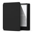 thumbnail image 1 of Case for Kindle Paperwhite 12th Generation 2024 / Kindle Colorsoft Signature Edition - 7" PU Leather Protective Folio Cover for Kindle Paperwhite Kids with Auto Sleep/Wake, Black, 1 of 7