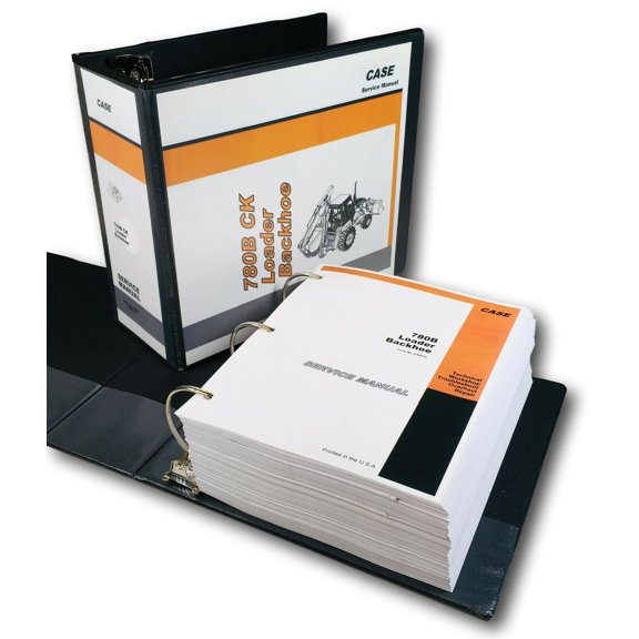 Case 780B Ck Tractor Loader Backhoe Service Technical Manual Repair Shop Binder