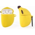 thumbnail image 1 of Case for AirPods 2nd/1st Generation Earbuds 2019/2016, 3D Cute Cartoon Animation Character Skin Design Protective Shockproof Silicone Covers with Keychain for AirPods 1 and for AirPods 2, 1 of 6