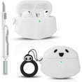 thumbnail image 1 of Case for AirPods Pro 3 | for AirPods Pro 3rd Generation 2025 | Silicone Cover | 3D Cartoon Skin Design | with Cleaning Kit | Full Protection | Multicolor Wireless Earbuds Case for Boys Girls, 1 of 5